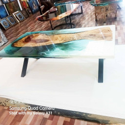 Epoxy Table Top Sculpture by Jaffaf Abidi